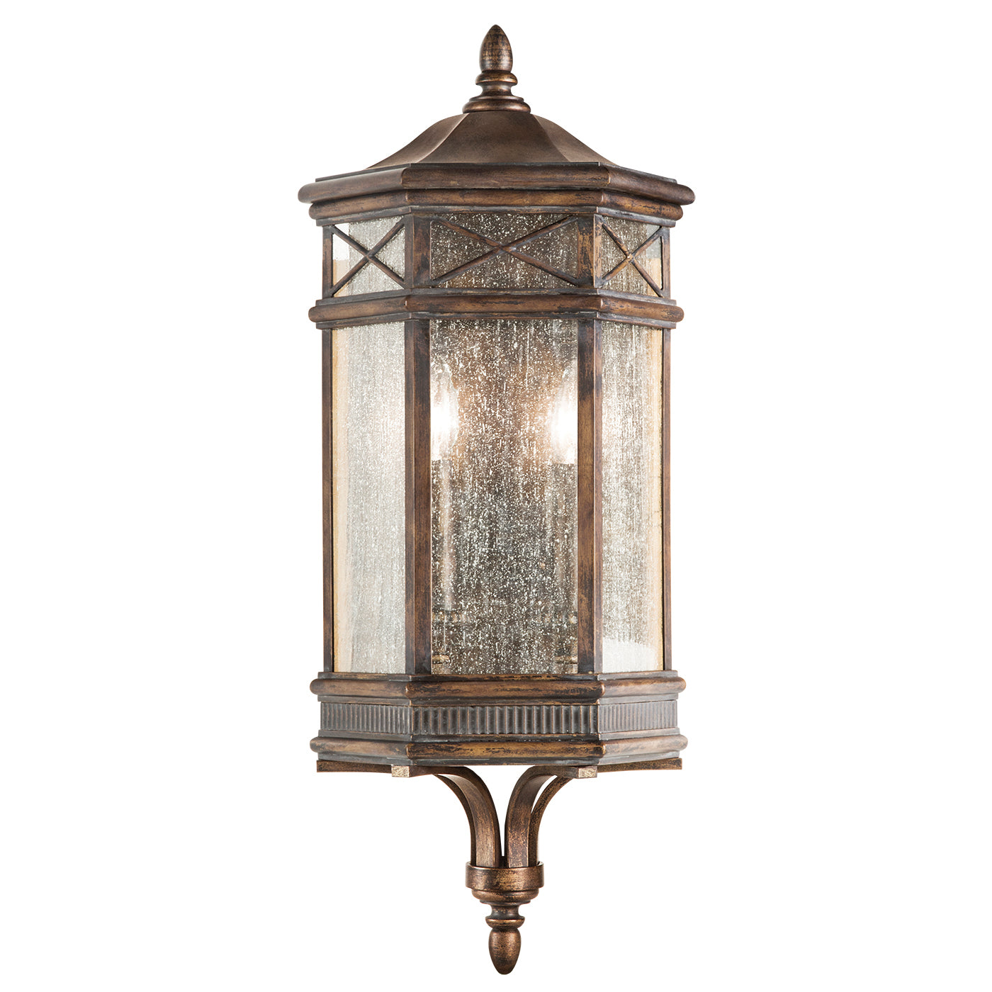 Fine Art Handcrafted Lighting - 838081ST - Two Light Outdoor Coupe - Holland Park - Bronze