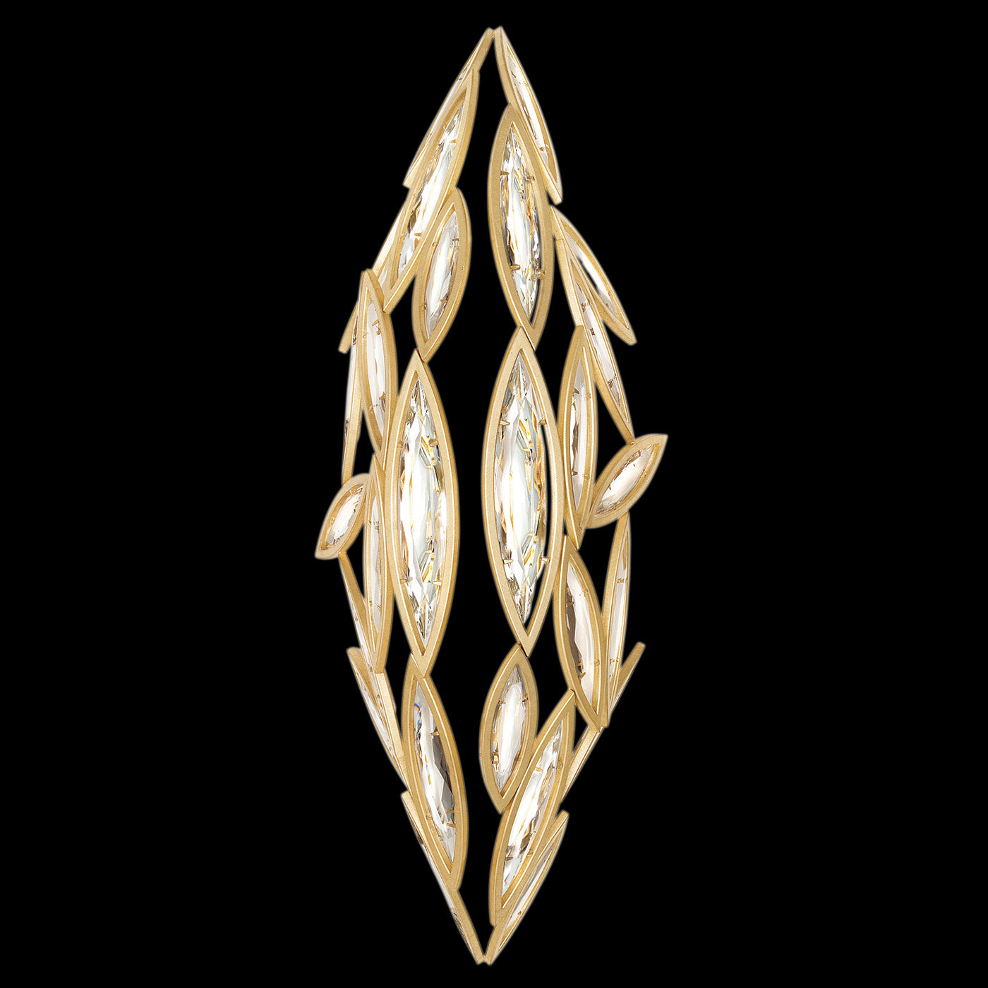 Fine Art Handcrafted Lighting - 849640-22ST - Seven Light Pendant - Marquise - Gold