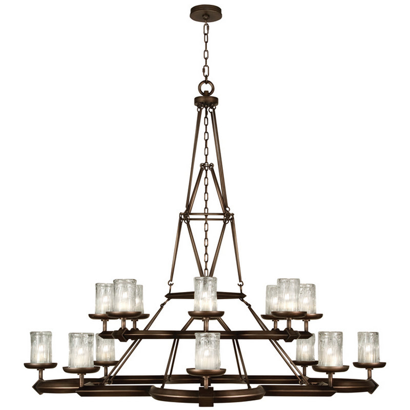 Fine Art Handcrafted Lighting - 860540ST - 16 Light Chandelier - Liaison - Bronze