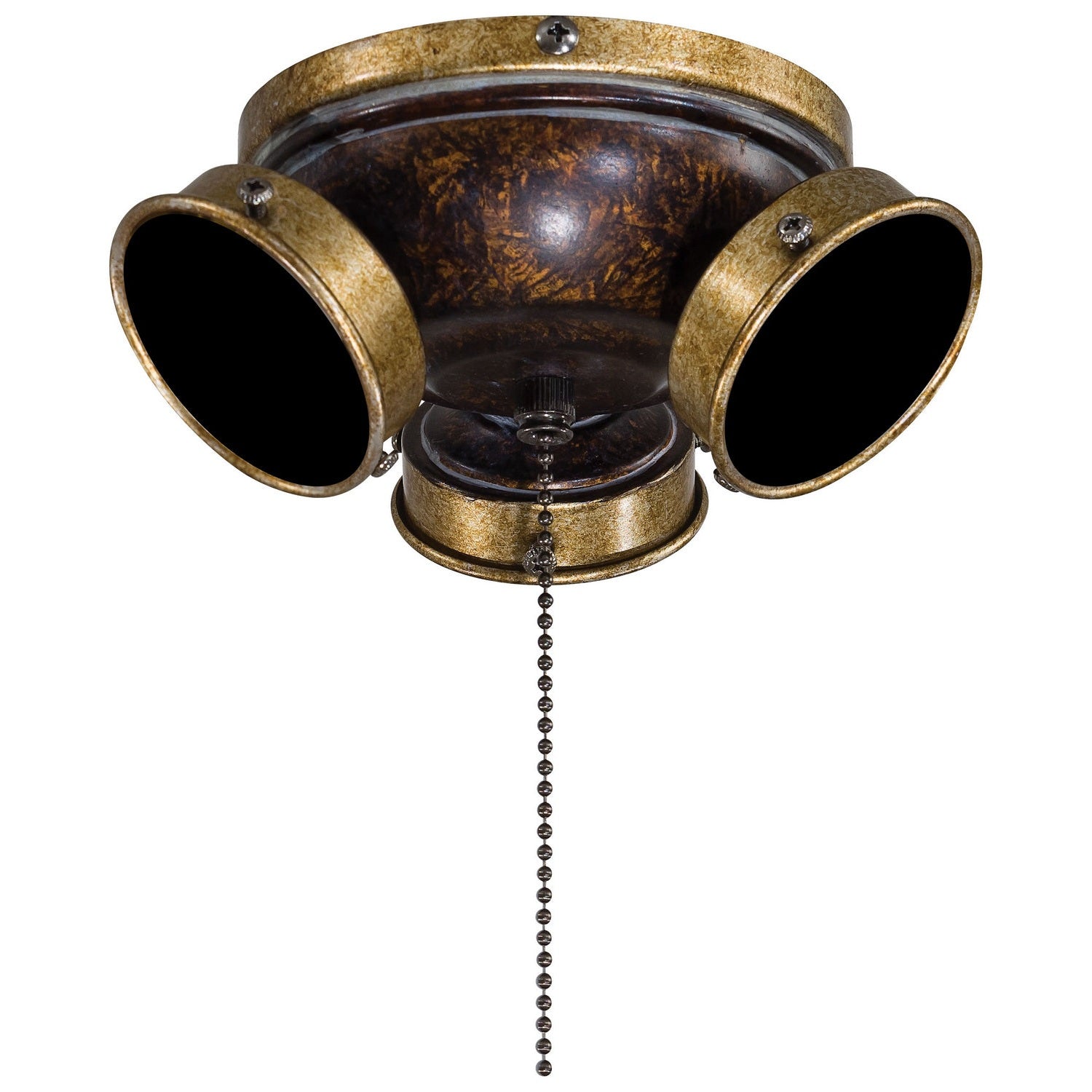 Minka Aire - K35-MCG - Three Light Fan Light Kit - Minka Aire - Mottled Copper W/ Gold Highlights