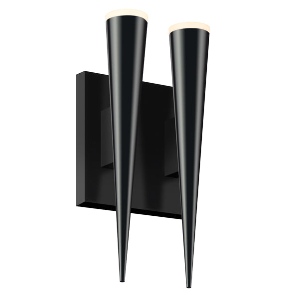 Sonneman - 2382.25 - LED Wall Sconce - Micro Cone - Satin Black