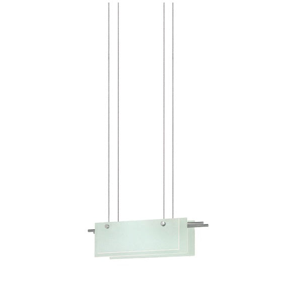 Sonneman - 3216.13LED - LED Pendant - Suspended Glass Slim LED - Satin Nickel