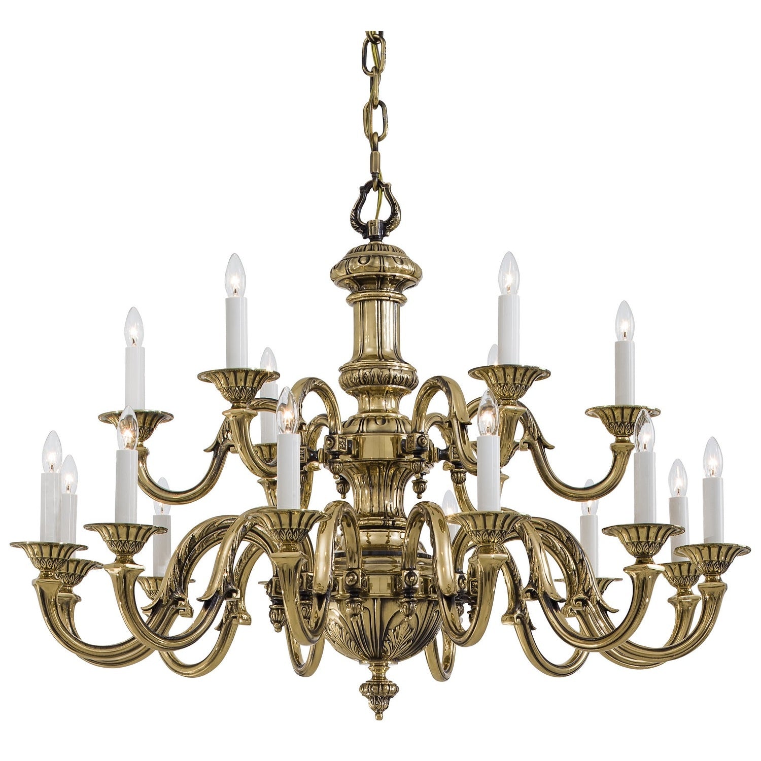 Metropolitan - N700218 - 18 Light Chandelier - Metropolitan - Classic Brass