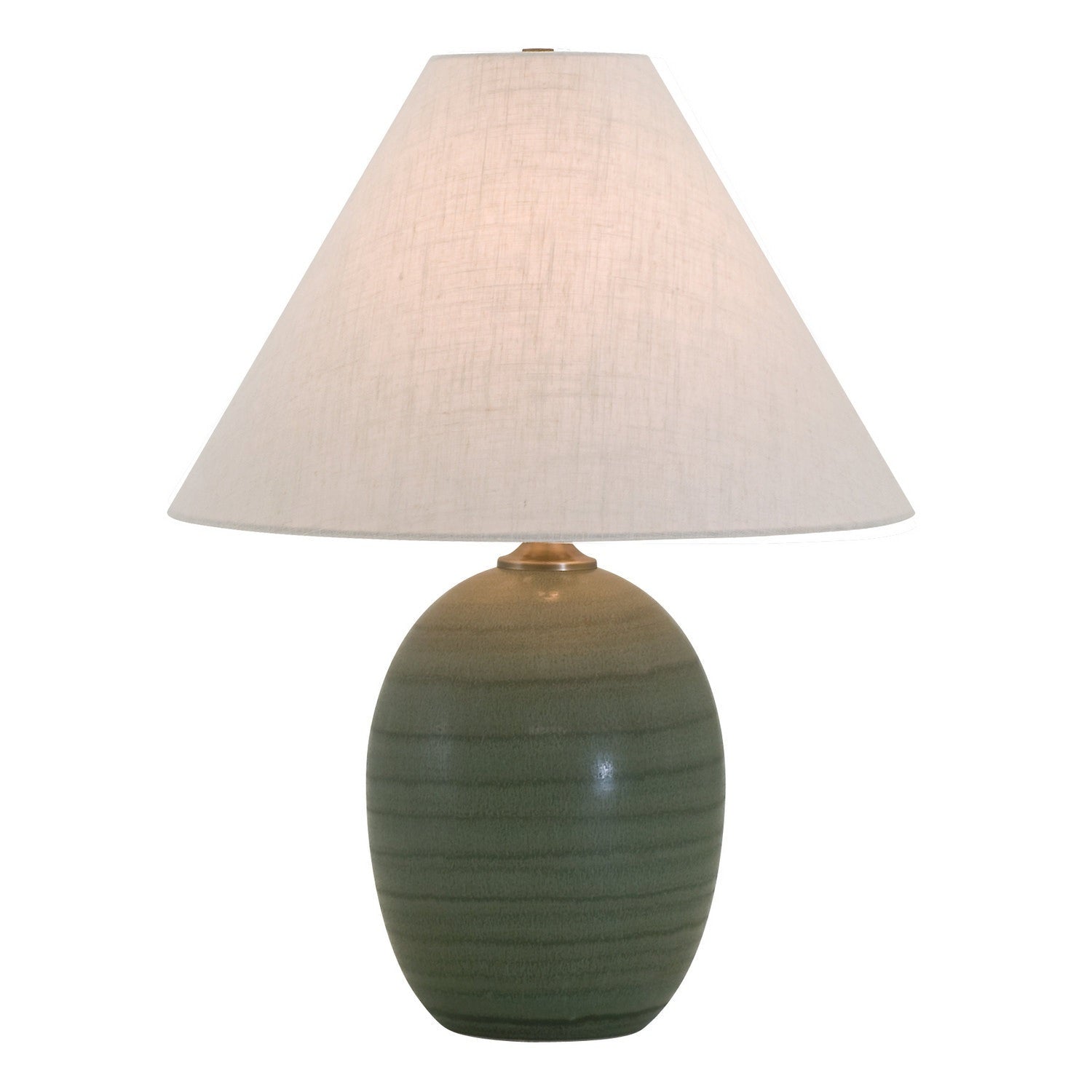 House of Troy - GS140-GM - One Light Table Lamp - Scatchard - Green Matte