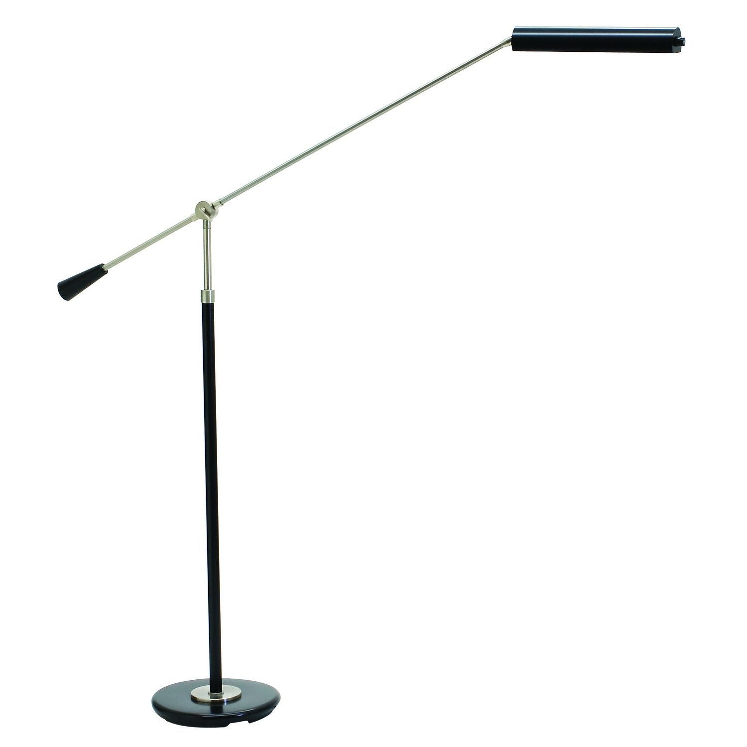 House of Troy - PFLED-527 - LED Floor Lamp - Grand Piano - Black/Satin Nickel