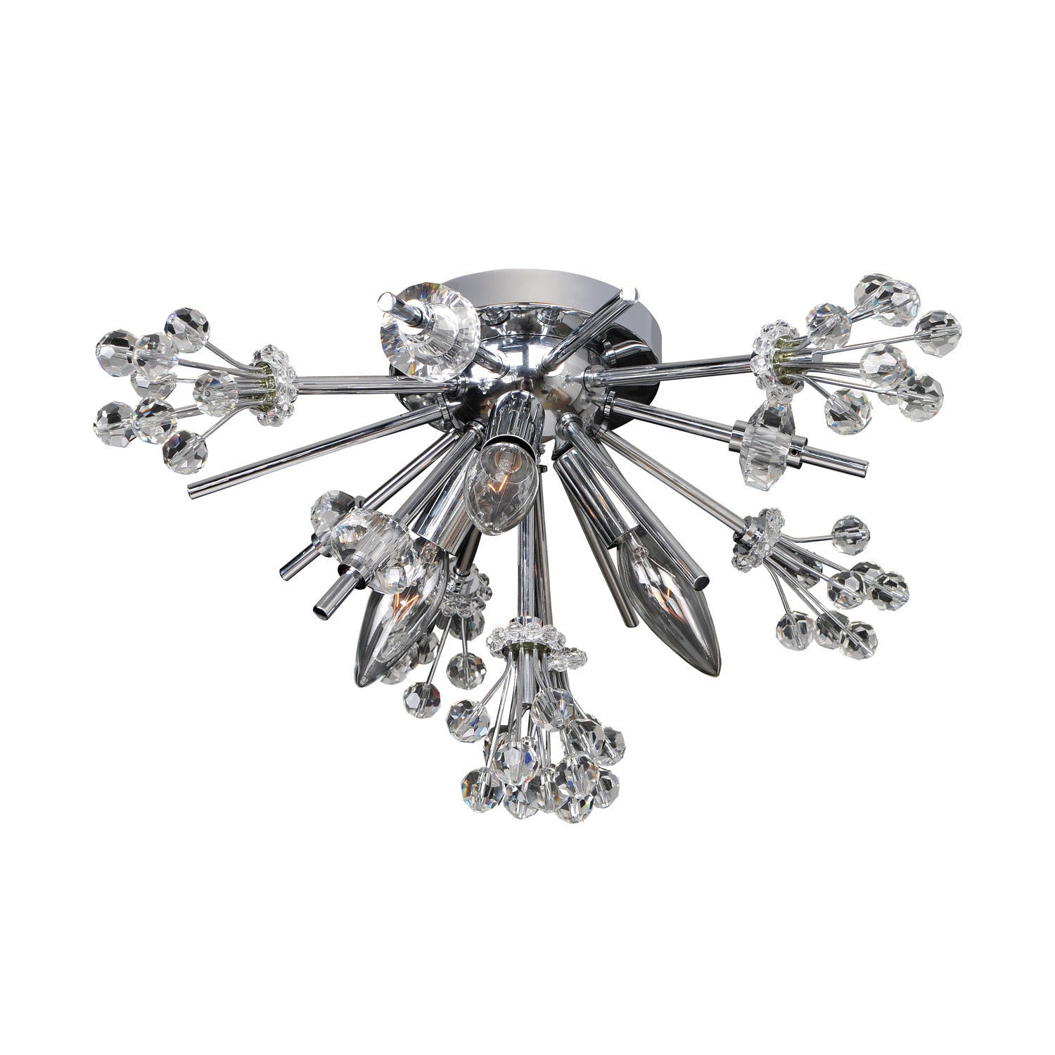 Allegri - 11630-010-FR001 - Three Light Wall Bracket - Flush Mount - Constellation - Chrome