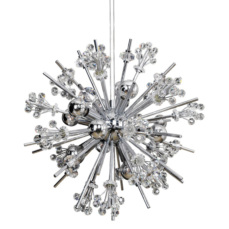 Allegri - 11632-010-FR001 - Ten Light Pendant - Constellation - Chrome