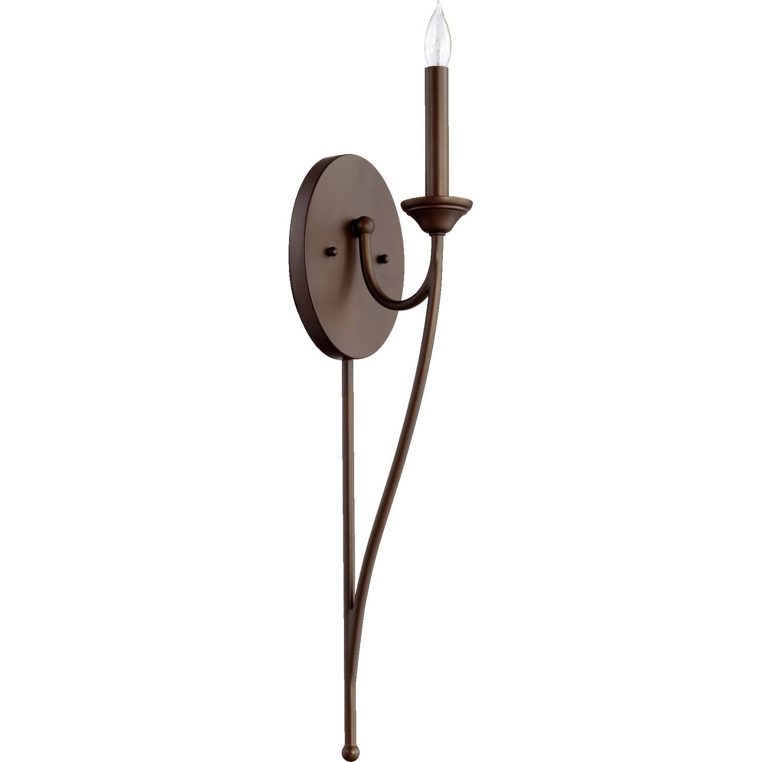 Quorum - 5650-1-86 - One Light Wall Mount - Brooks - Oiled Bronze