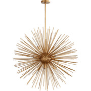 Quorum - 600-10-74 - Ten Light Pendant - ELECTRA - Gold Leaf