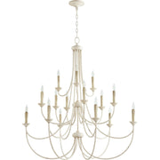 Quorum - 6250-15-70 - 15 Light Chandelier - Brooks - Persian White