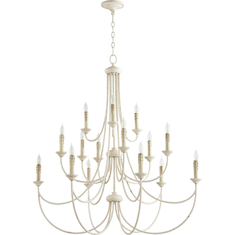 Quorum - 6250-15-70 - 15 Light Chandelier - Brooks - Persian White