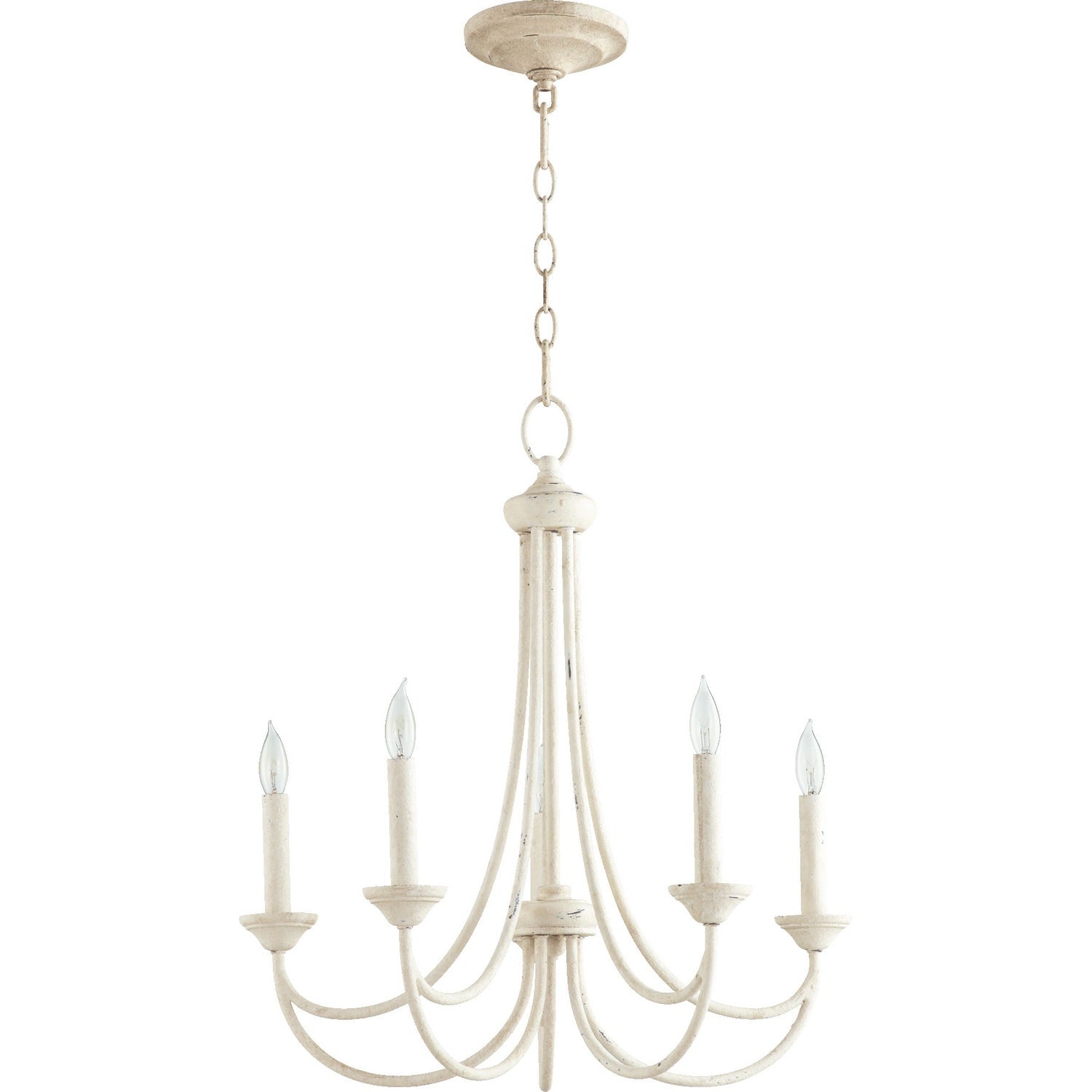 Quorum - 6250-5-70 - Five Light Chandelier - Brooks - Persian White