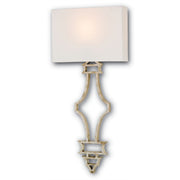 Currey and Company - 5173 - One Light Wall Sconce - Eternity Collection - Silver Granello