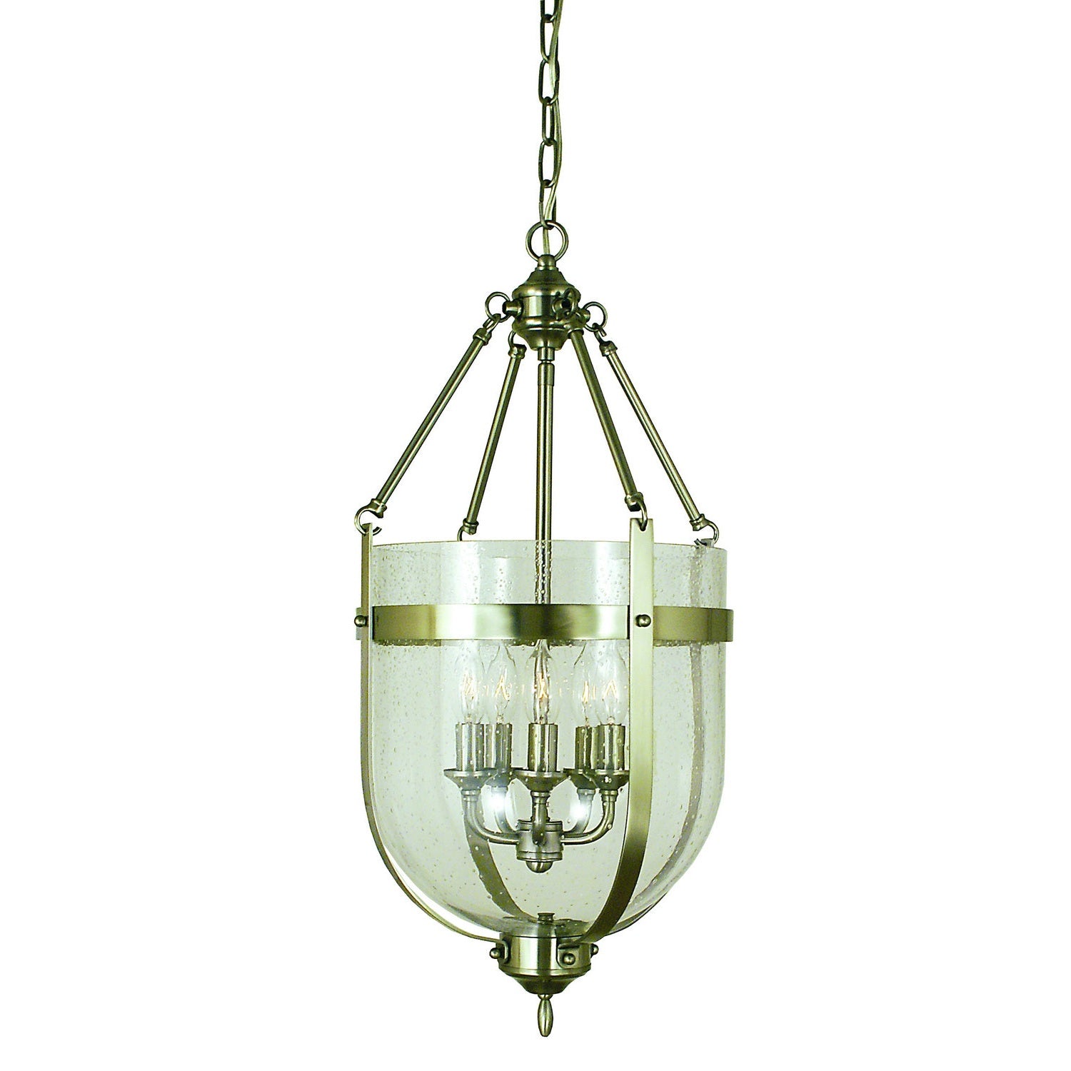 Framburg - 1015 BN - Five Light Chandelier - Hannover - Brushed Nickel