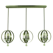 Framburg - 1051 BN - 12 Light Island Chandelier - Constellation - Brushed Nickel