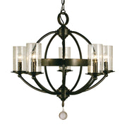 Framburg - 1075 MB - Five Light Chandelier - Compass - Mahogany Bronze