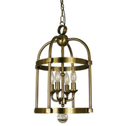 Framburg - 1103 AB - Four Light Chandelier - Compass - Antique Brass