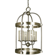 Framburg - 1104 BN - Four Light Chandelier - Compass - Brushed Nickel