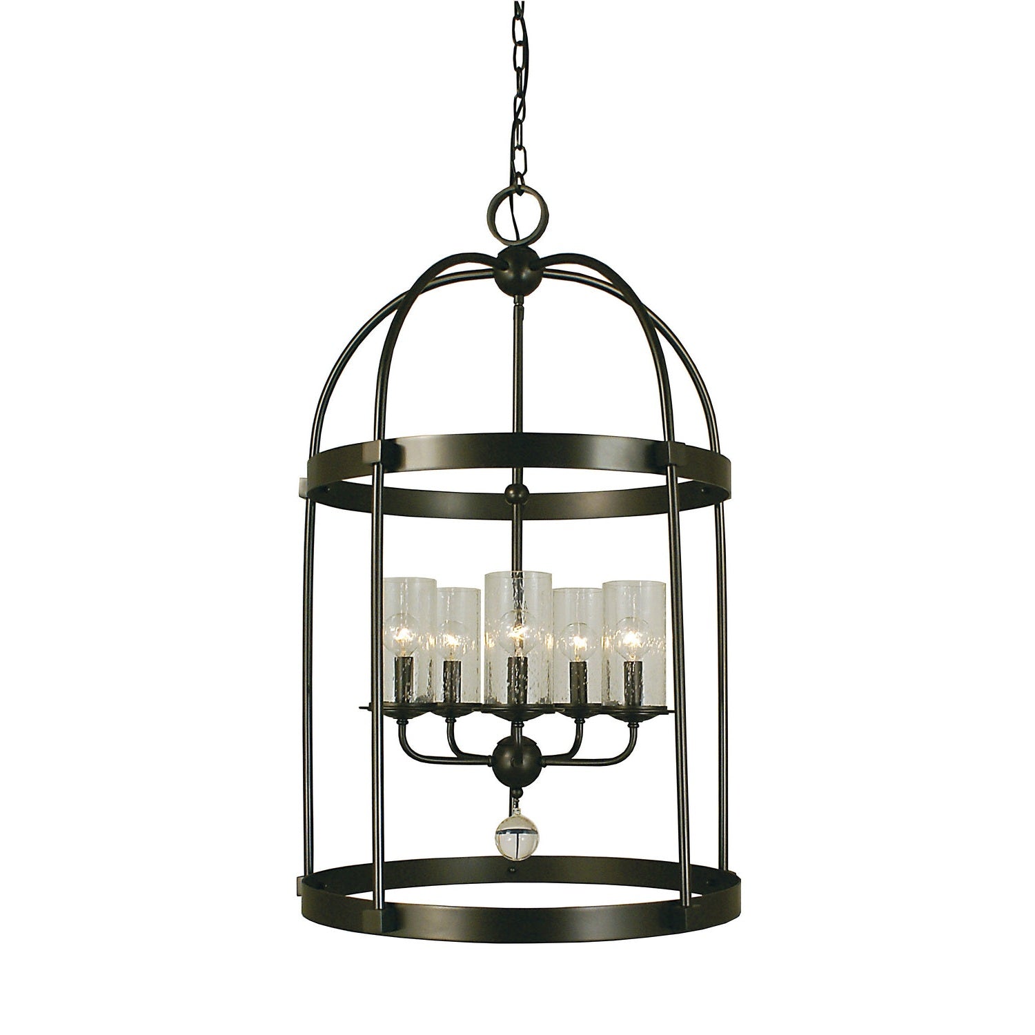Framburg - 1105 MB - Five Light Chandelier - Compass - Mahogany Bronze