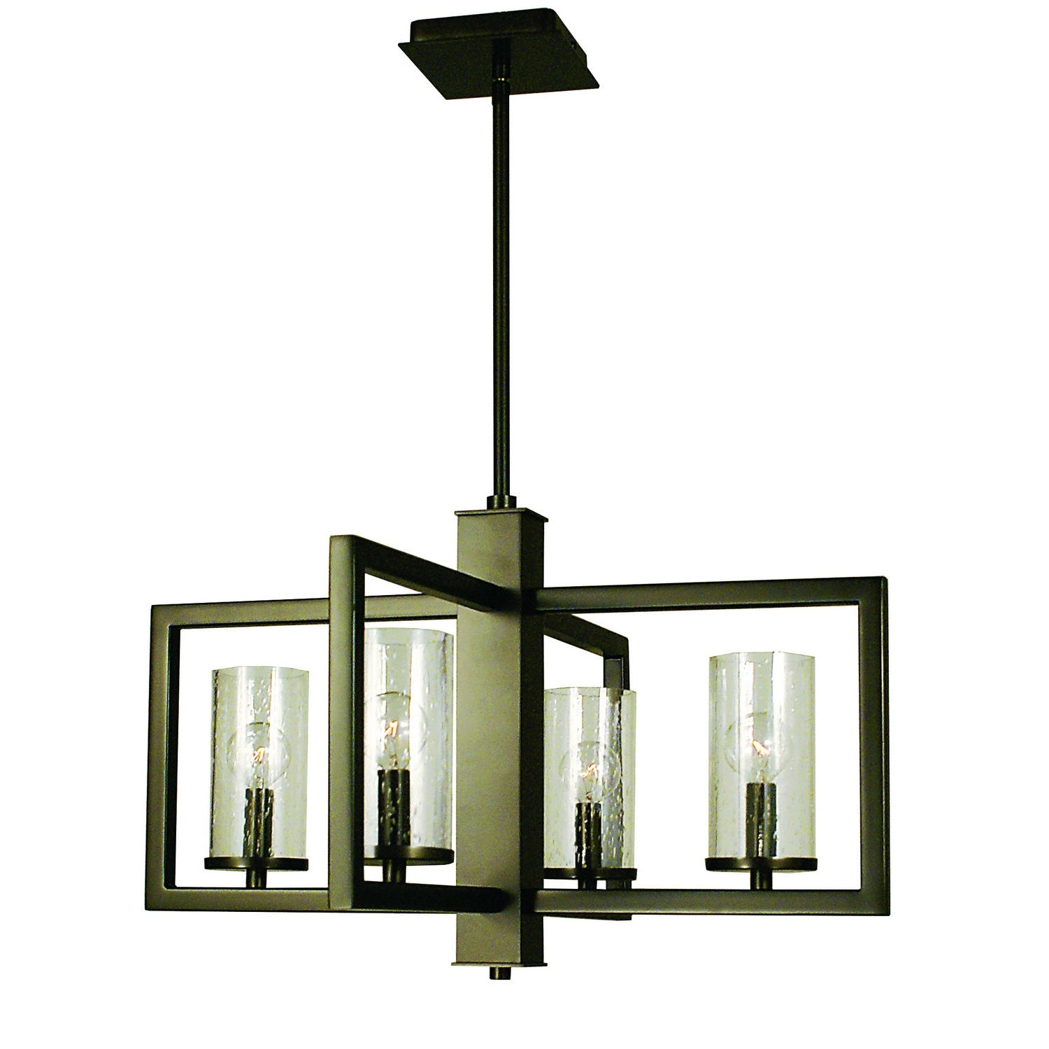 Framburg - 1155 MB - Four Light Chandelier - Theorem - Mahogany Bronze