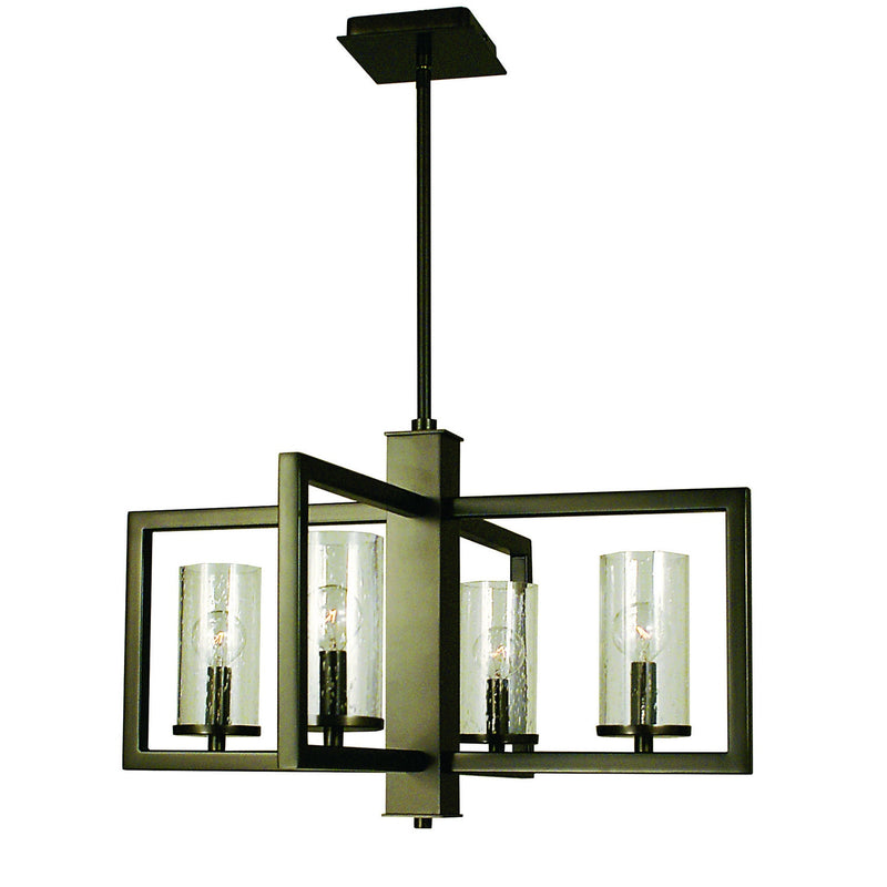 Framburg - 1155 MB - Four Light Chandelier - Theorem - Mahogany Bronze