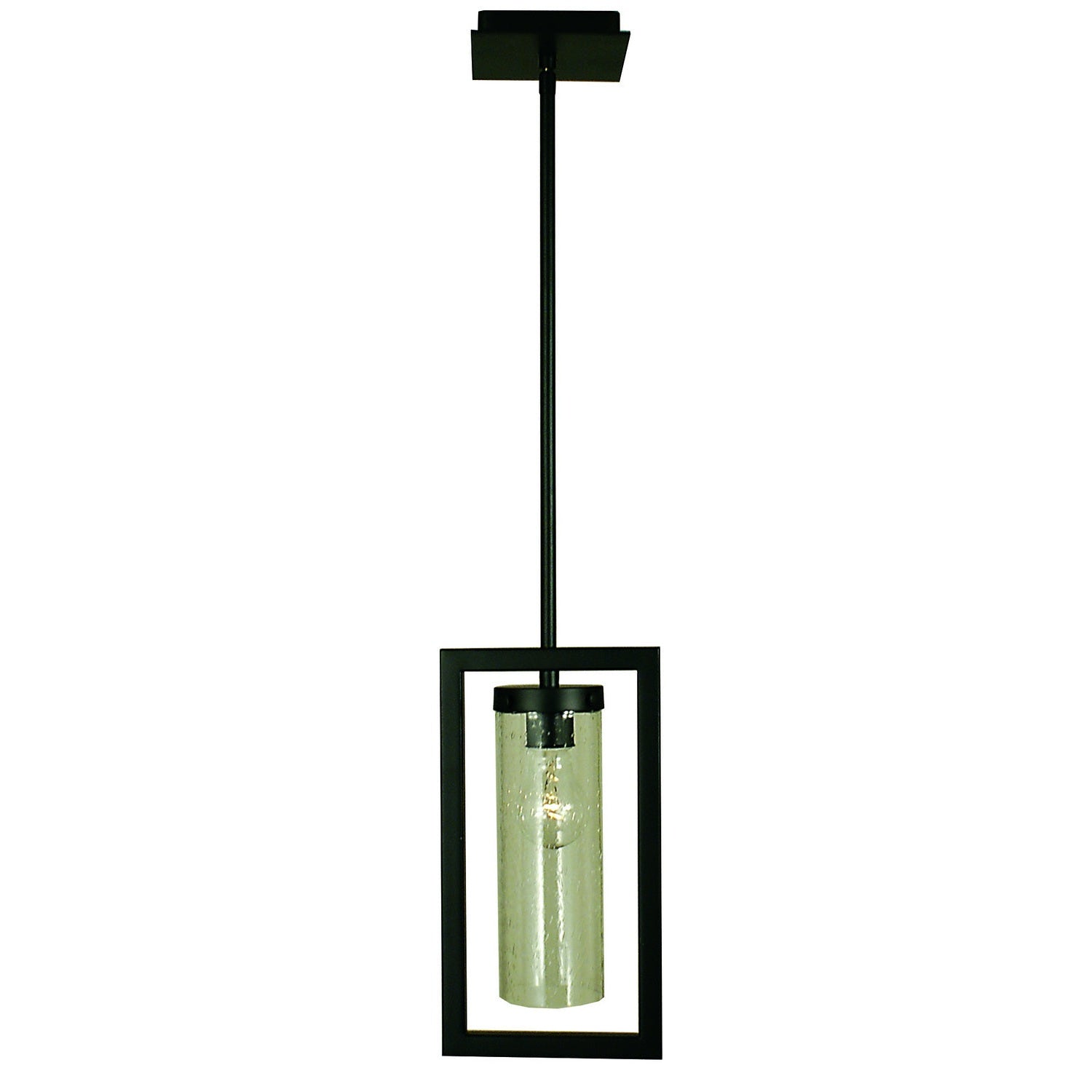 Framburg - 1156 MBLACK - One Light Pendant - Theorem - Matte Black