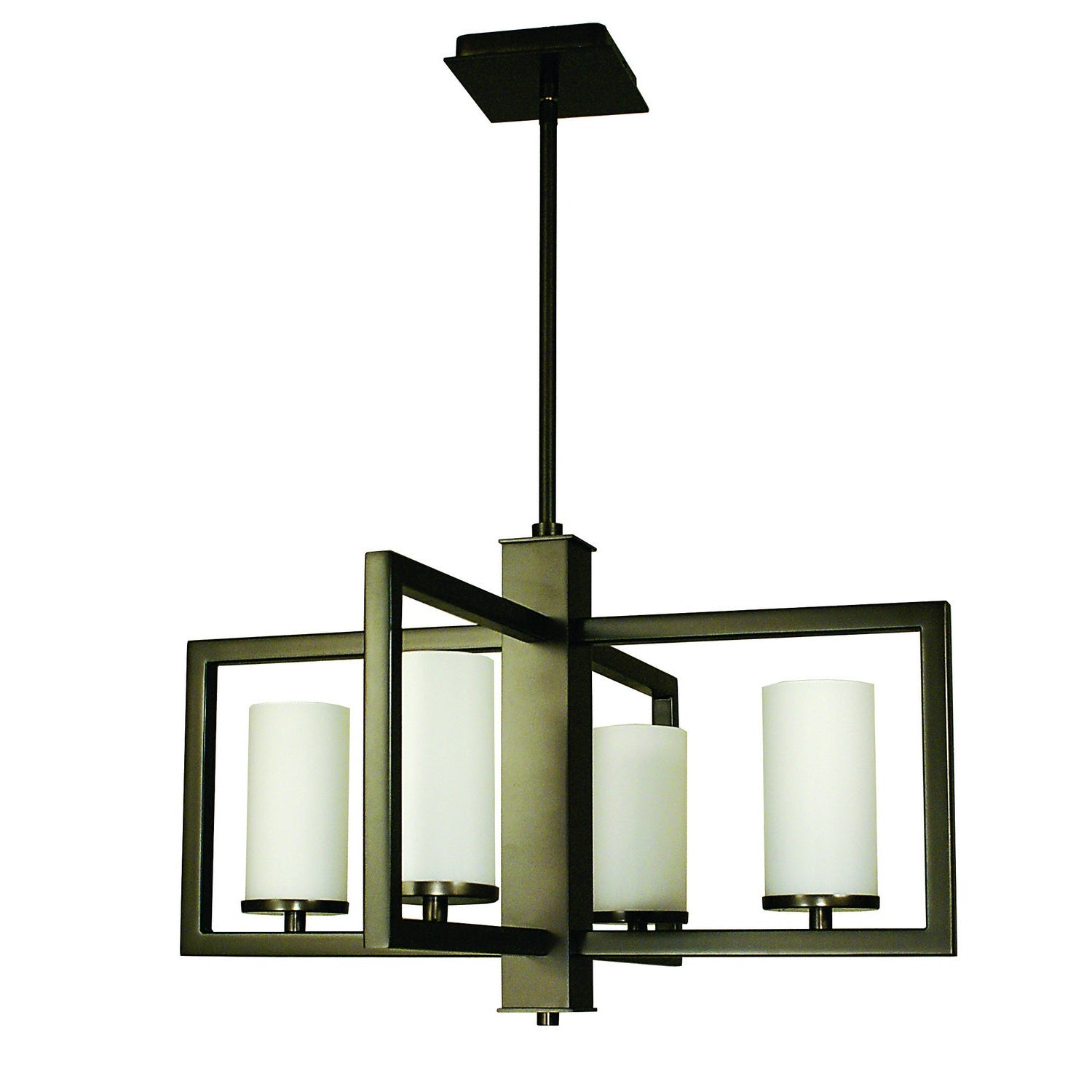 Framburg - 1195 MB - Four Light Chandelier - Theorem - Mahogany Bronze