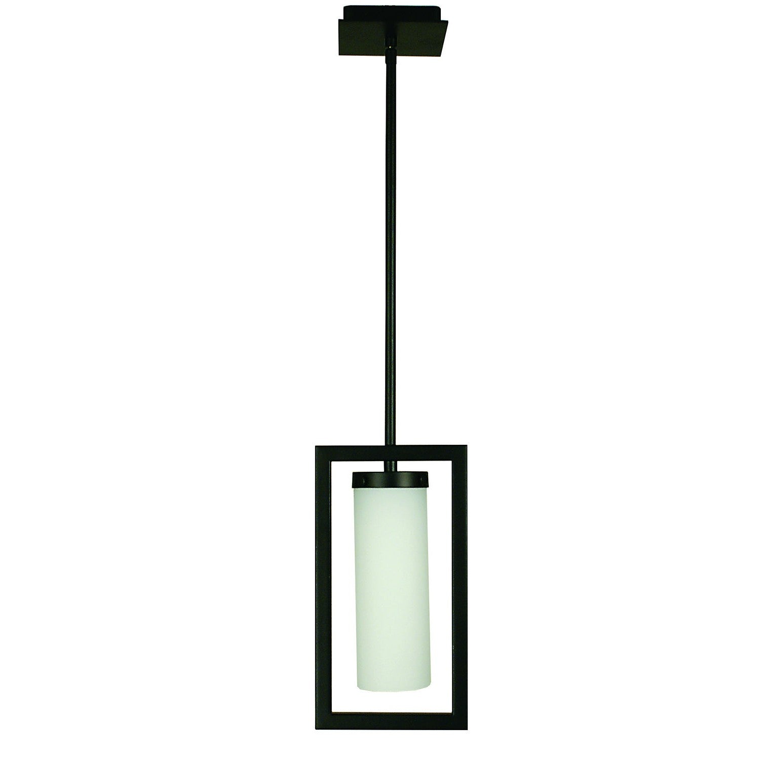 Framburg - 1196 MBLACK - One Light Pendant - Theorem - Matte Black