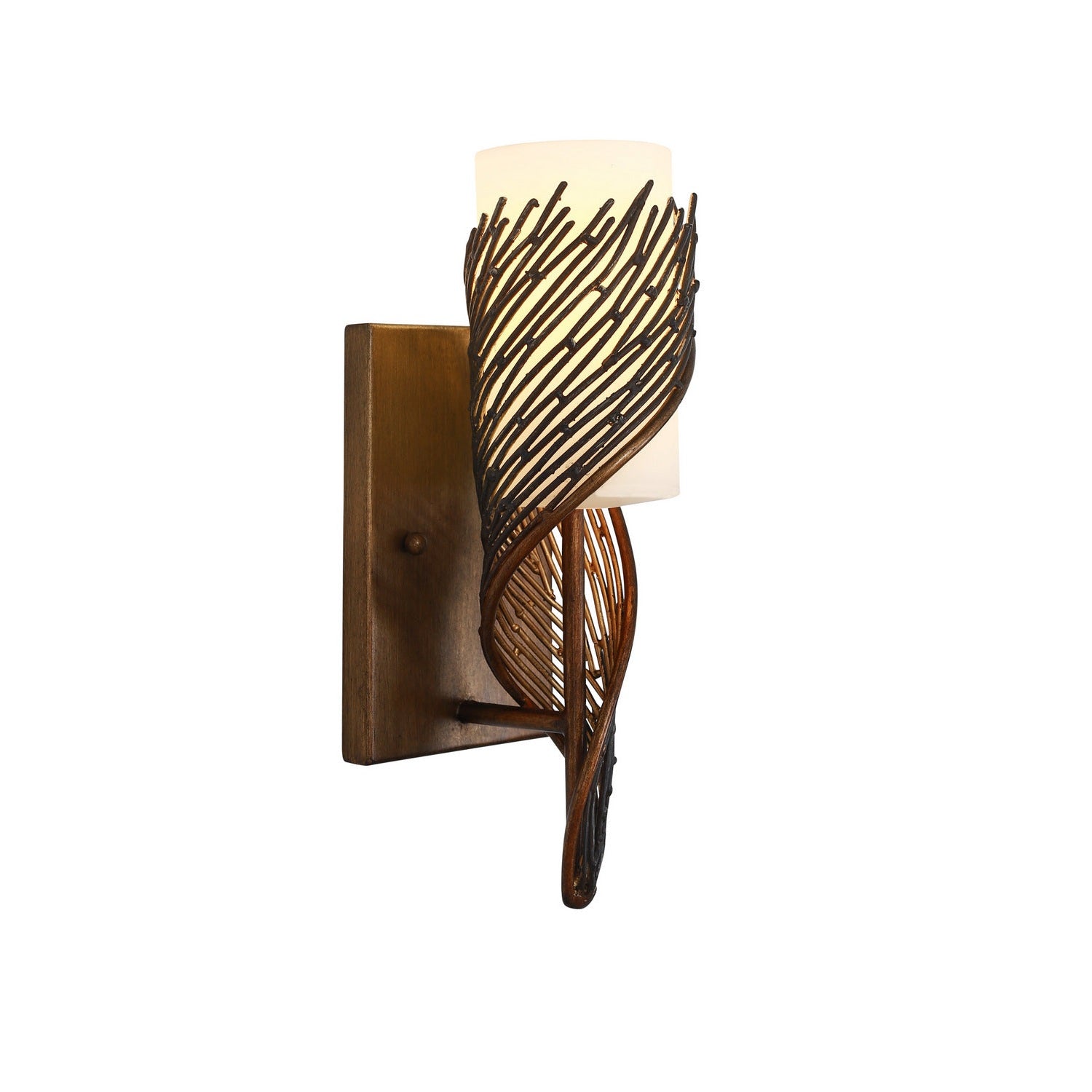 Varaluz - 240K01HO - One Light Wall Sconce - Flow - Hammered Ore