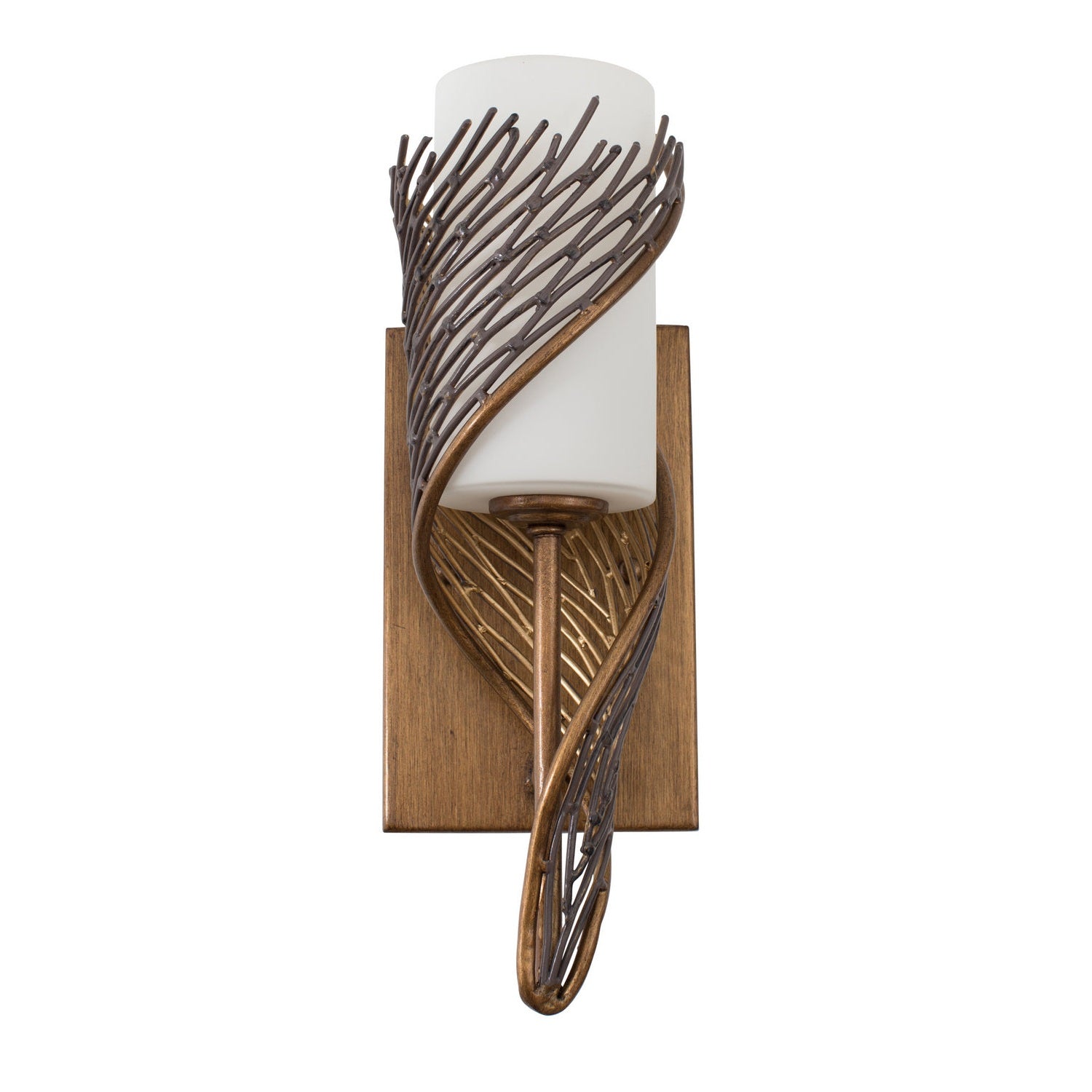 Varaluz - 240K01HO - One Light Wall Sconce - Flow - Hammered Ore