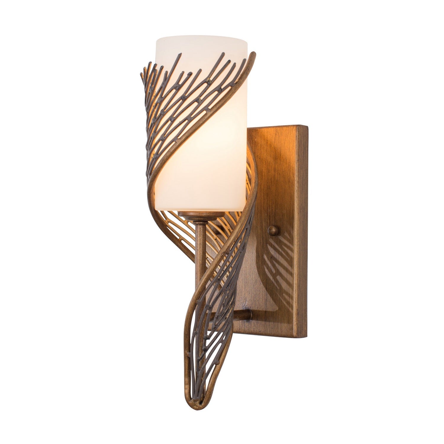 Varaluz - 240K01HO - One Light Wall Sconce - Flow - Hammered Ore