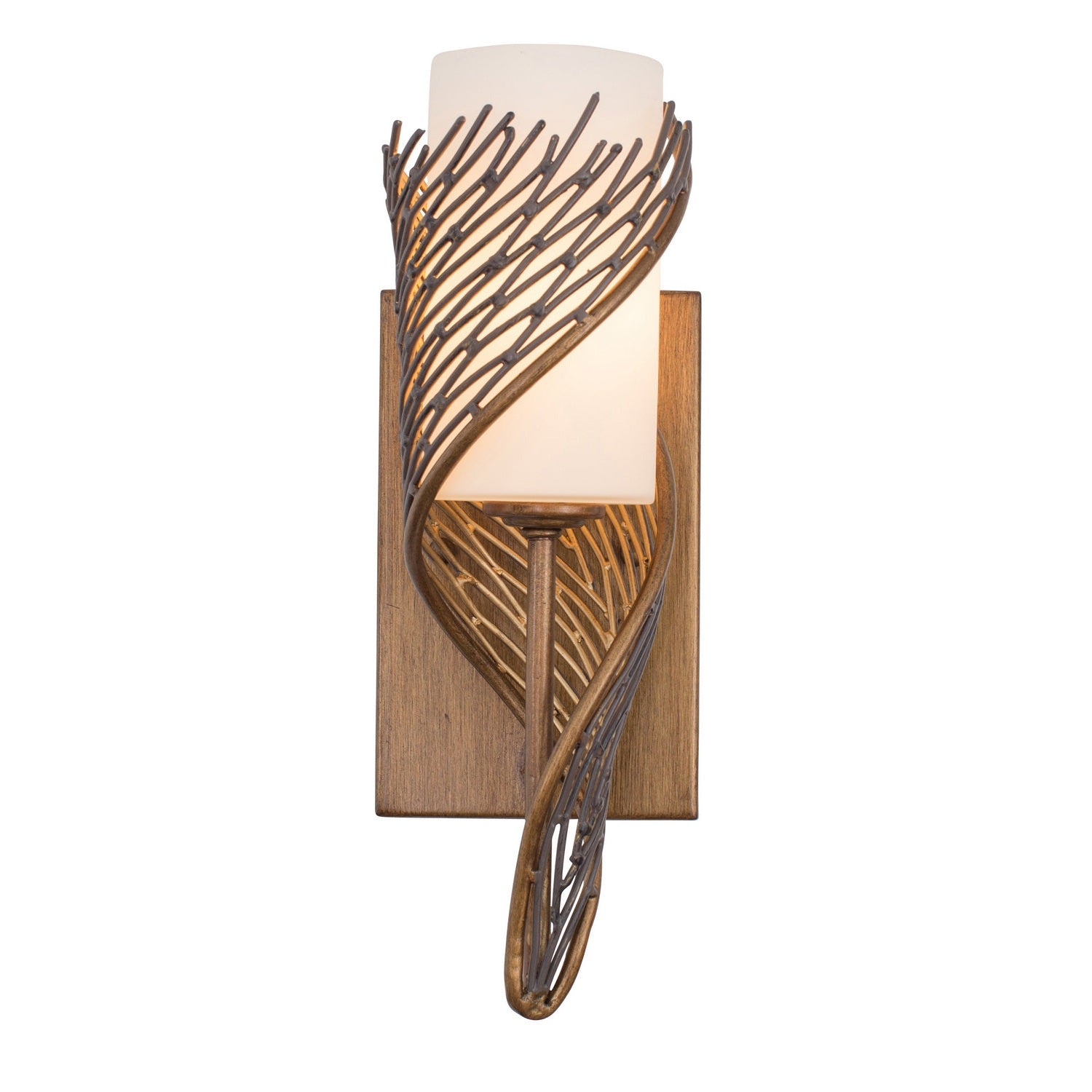 Varaluz - 240K01HO - One Light Wall Sconce - Flow - Hammered Ore