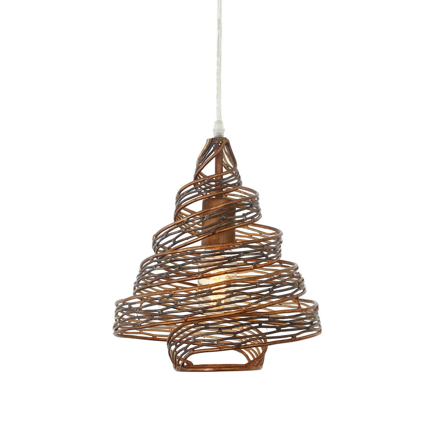 Varaluz - 240P01HO - One Light Mini Pendant - Flow - Hammered Ore