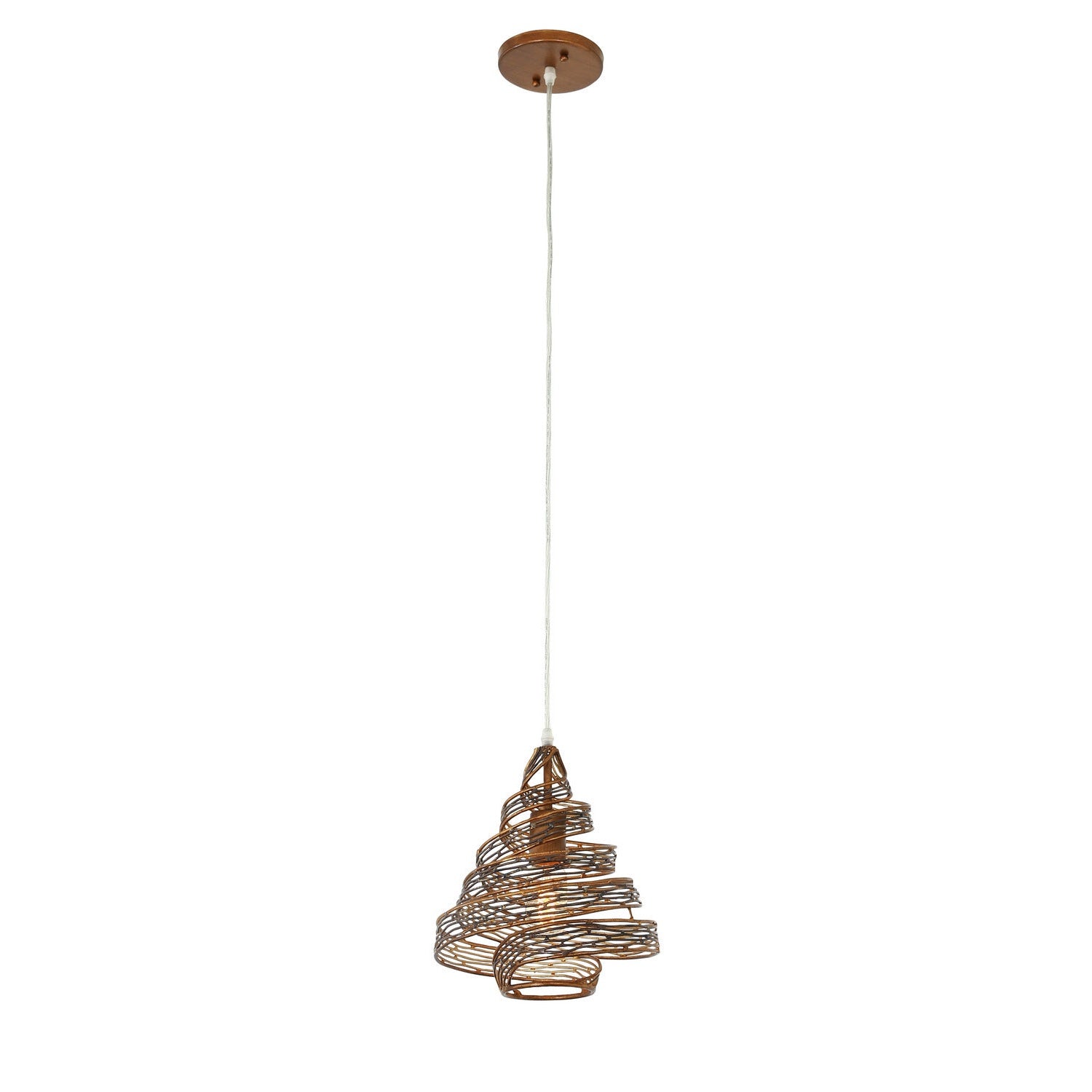 Varaluz - 240P01HO - One Light Mini Pendant - Flow - Hammered Ore