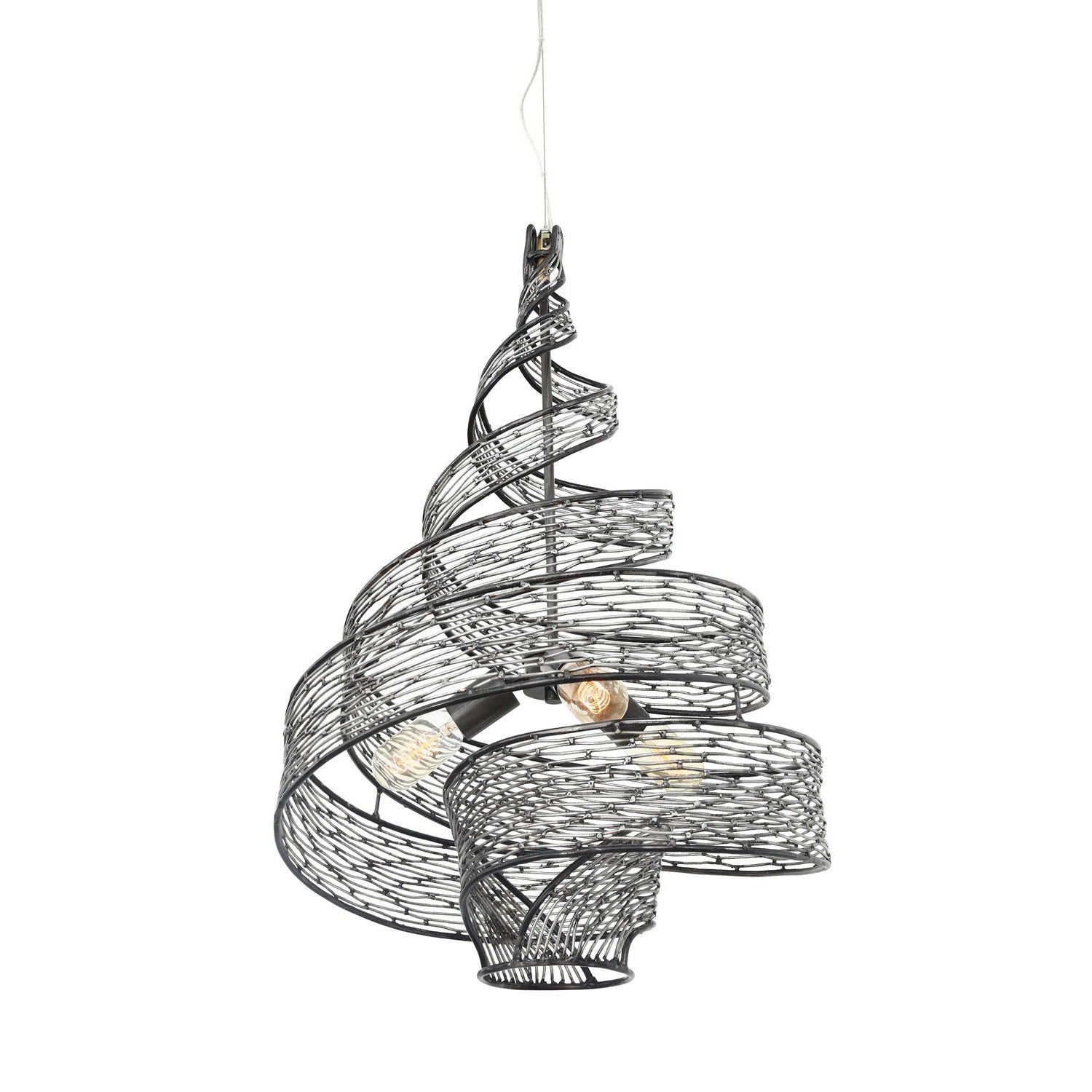 Varaluz - 240P03SL - Three Light Pendant - Flow - Steel
