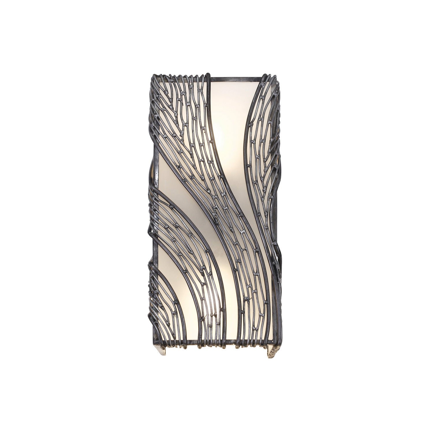 Varaluz - 240W02SL - Two Light Wall Sconce - Flow - Steel