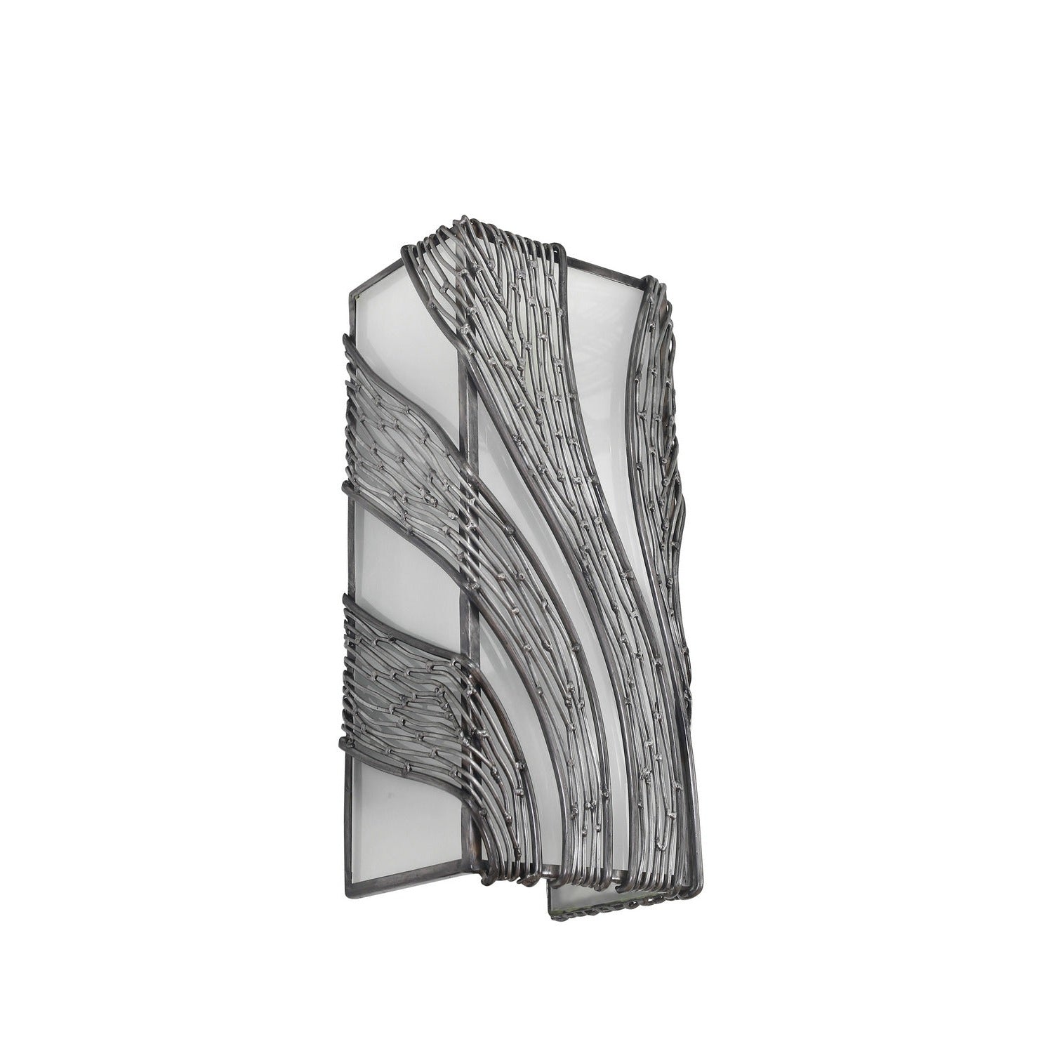 Varaluz - 240W02SL - Two Light Wall Sconce - Flow - Steel
