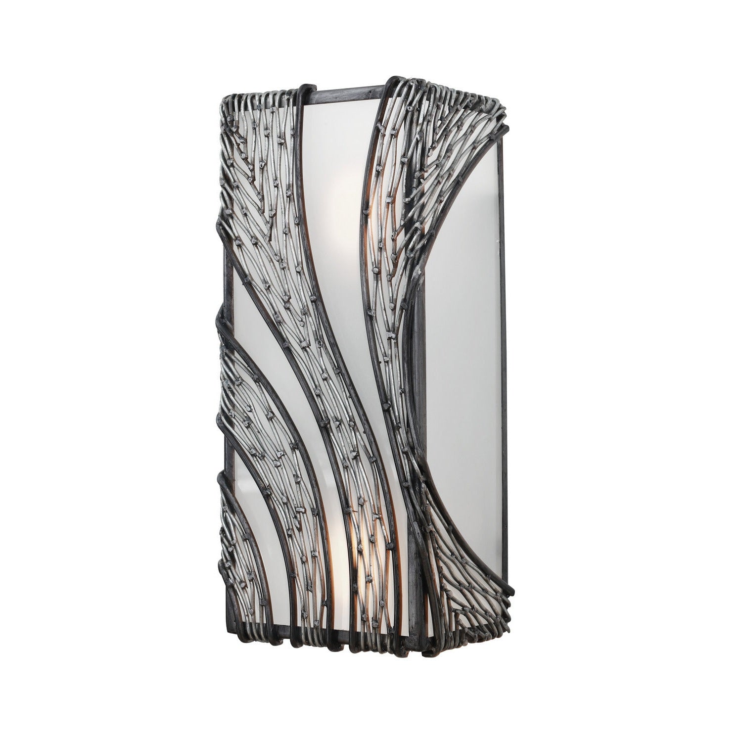 Varaluz - 240W02SL - Two Light Wall Sconce - Flow - Steel