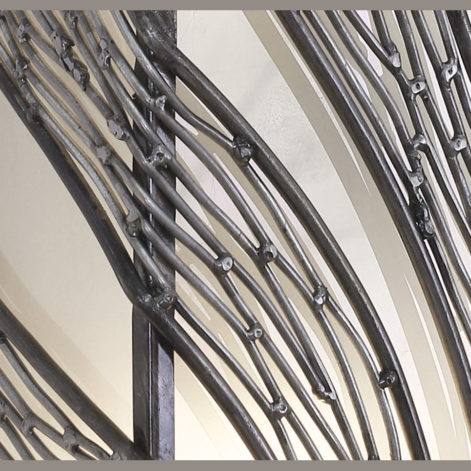 Varaluz - 240W02SL - Two Light Wall Sconce - Flow - Steel