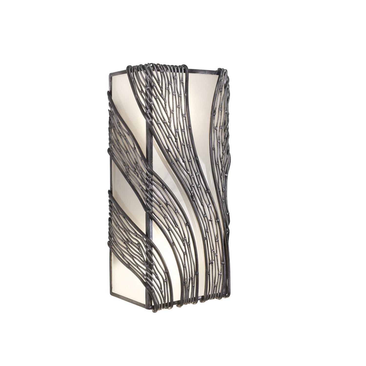 Varaluz - 240W02SL - Two Light Wall Sconce - Flow - Steel