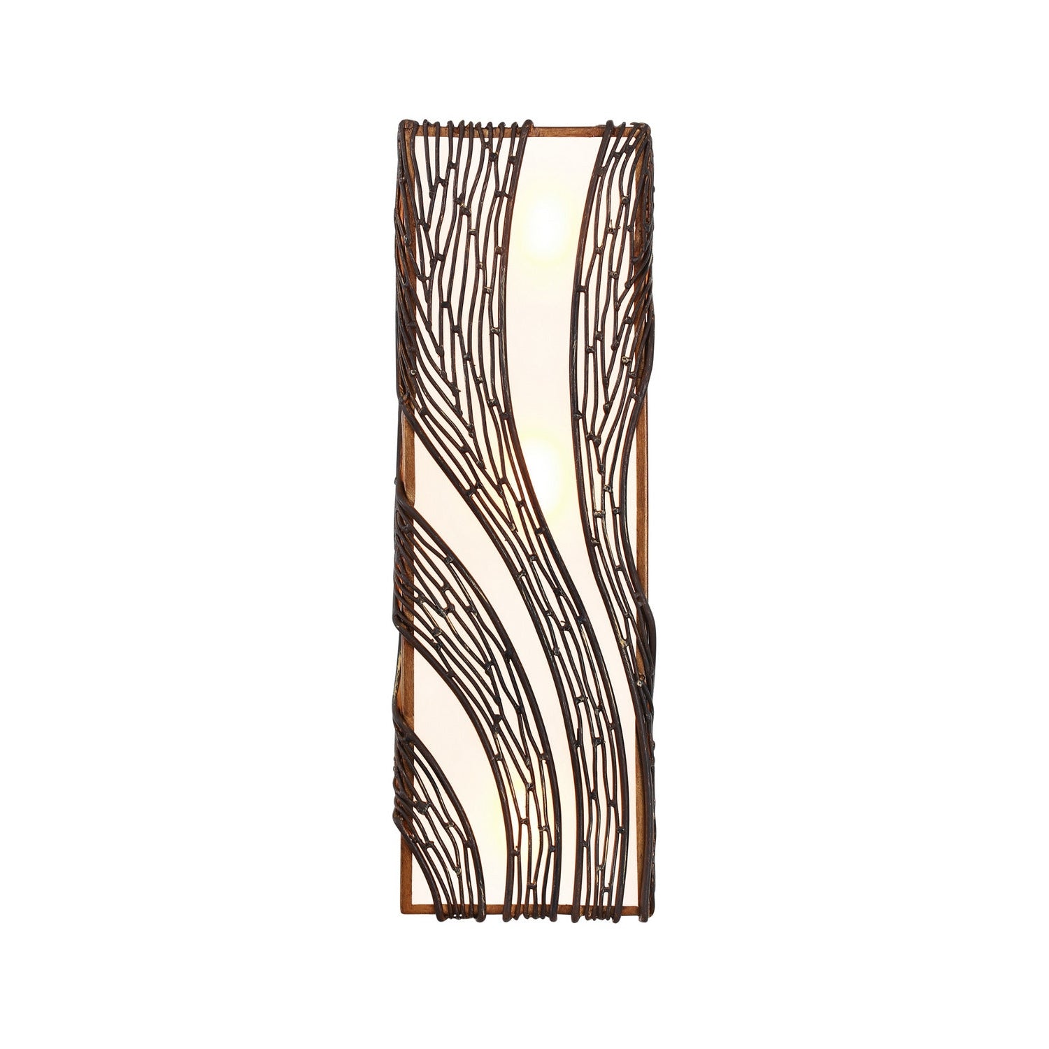 Varaluz - 240W03HO - Three Light Wall Sconce - Flow - Hammered Ore