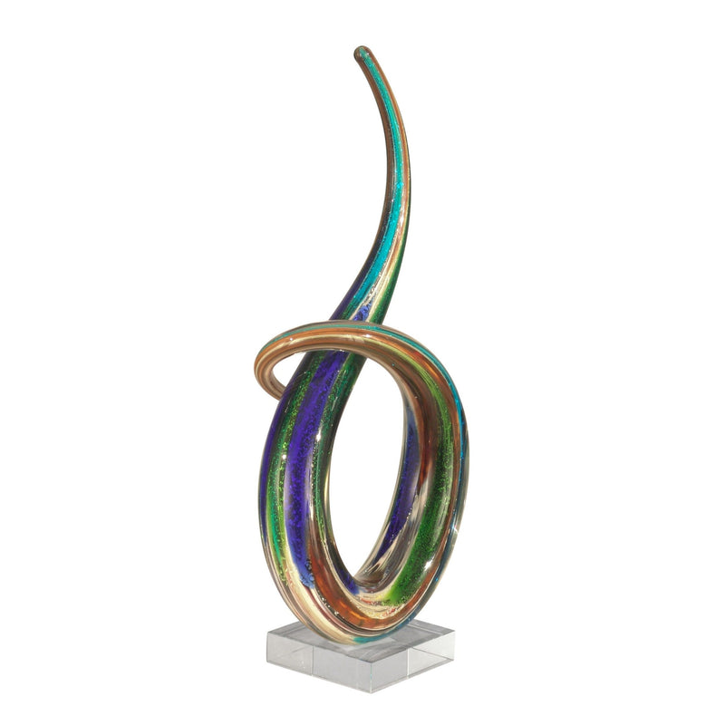 Dale Tiffany - AS11111 - Sculpture - Favrile Art Glass - Clear
