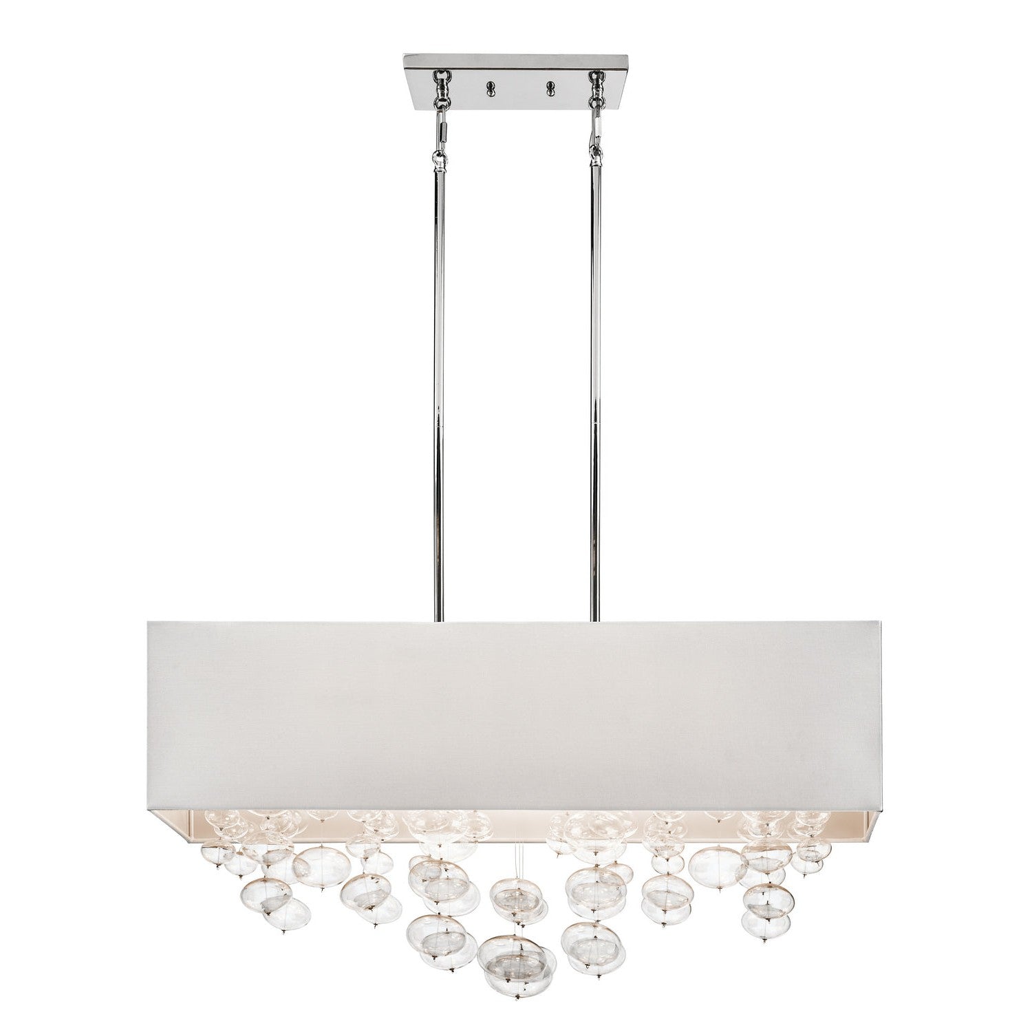Kichler - 83248 - Six Light Linear Chandelier - Piatt - Chrome