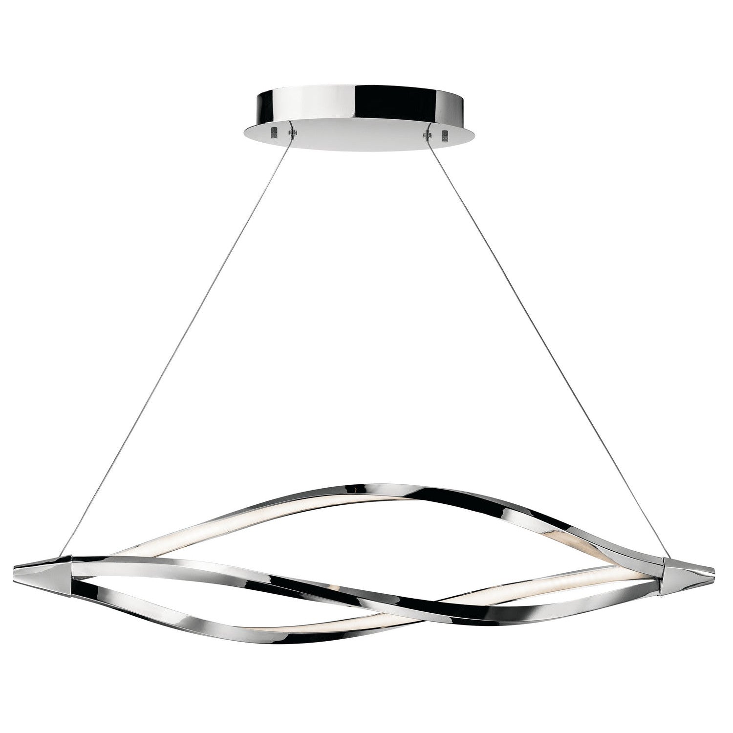 Kichler - 83386 - LED Chandelier - Meridian - Chrome
