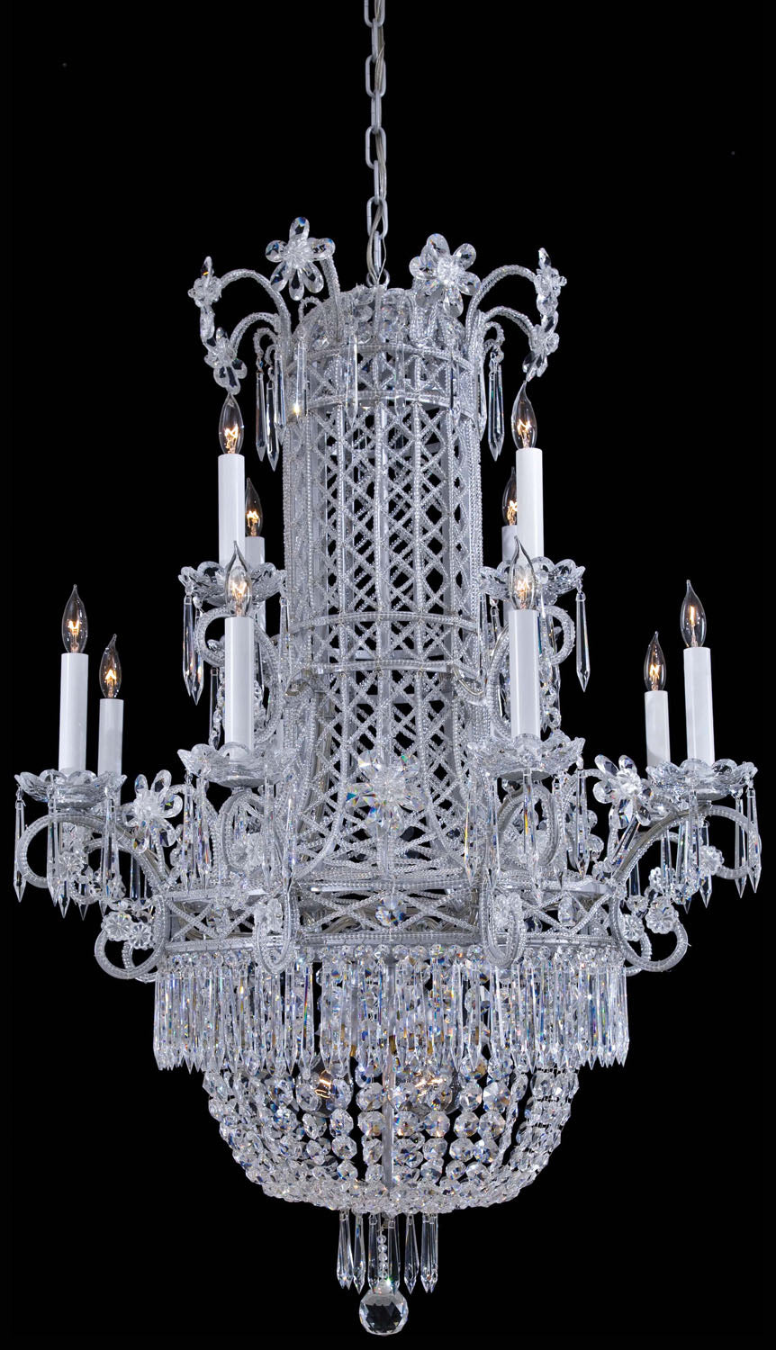 Metropolitan - N9062 - 12 Light Chandelier - Metropolitan - F031 Silver Painted