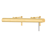 Hudson Valley - 2430-AGB - Four Light Picture Light With Plug - Vernon - Aged Brass