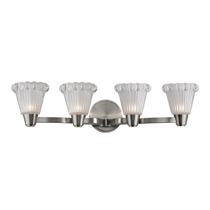 Hudson Valley - 3444-SN - Four Light Bath Bracket - Varick - Satin Nickel
