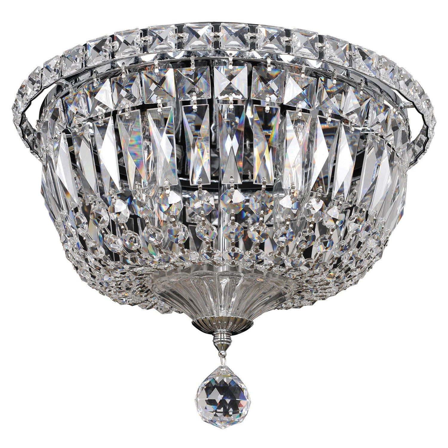 Allegri - 020243-010-FR001 - Four Light Flush Mount - Betti - Chrome
