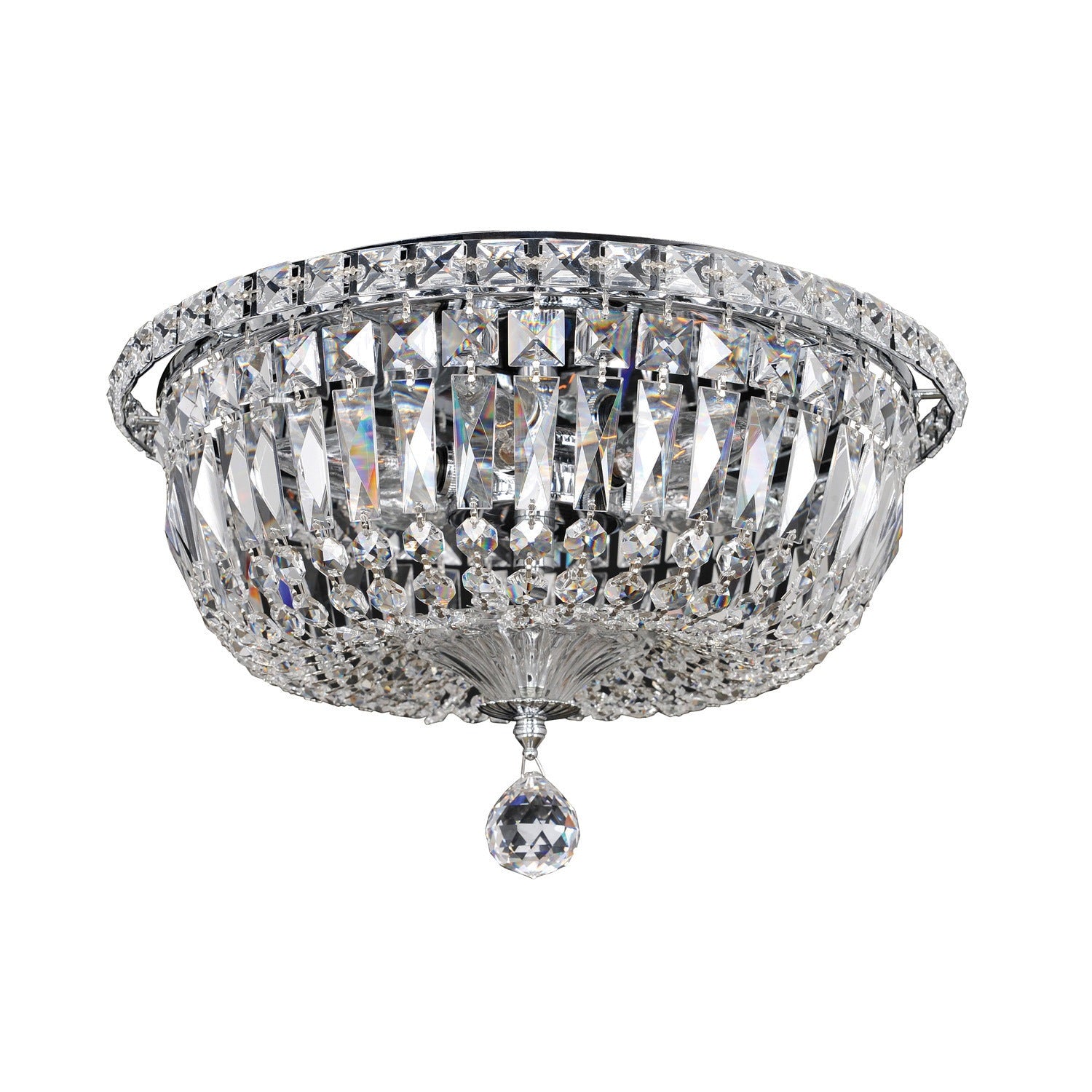 Allegri - 020244-010-FR001 - Six Light Flush Mount - Betti - Chrome