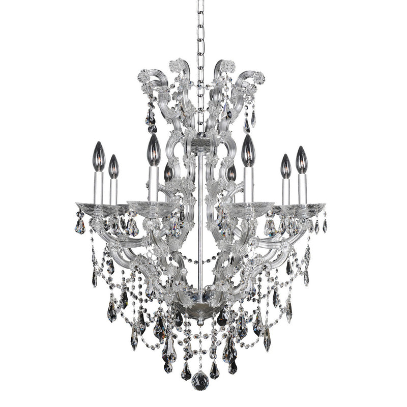 Allegri - 023454-010-FR001 - Eight Light Chandelier - Brahms - Chrome